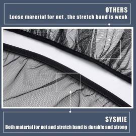 Baby Mosquito Net for Infant Car Seats,Infant Stroller and Bassinets, Carrier,Breathable with Elastic Netting for Easy Fitting, Portable Durable & Long Lasting Infant Insect Shield Netting (Black Baby Mosquito Net for Infant Car Seats,Infant Stroller and Bassinets, Carrier,Breathable with Elastic Netting for Easy Fitting, Portable Durable & Long Lasting Infant Insect Shield Netting (Black