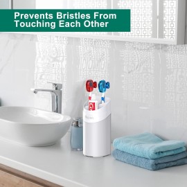 Mspan Toothbrush Head Cover Cap: Toothbrush Protector Brush Pod Case Protective Plastic Clip Bathroom Cool Stuff for Household Travel Mspan Toothbrush Head Cover Cap: Toothbrush Protector Brush Pod Case Protective Plastic Clip Bathroom Cool Stuff for Household Travel