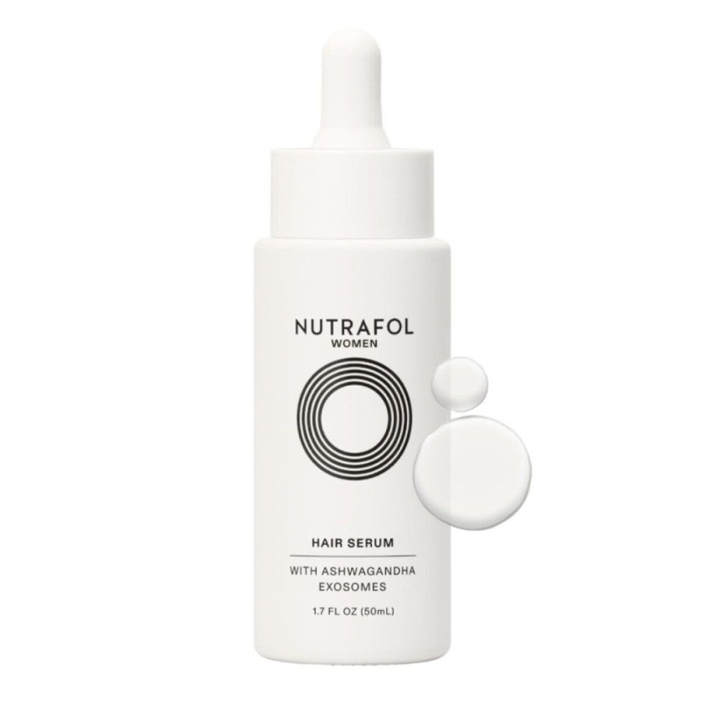 Nutrafol Women\'s Hair Serum, Supports Visibly Thicker and Stronger Hair, Vegan, Lightweight and Fast-Absorbing - 1.7 Fl Oz, 1 Bottle Nutrafol Women\'s Hair Serum, Supports Visibly Thicker and Stronger Hair, Vegan, Lightweight and Fast-Absorbing - 1.7 Fl Oz, 1 Bottle