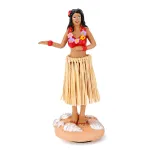 BCSmyer Dancing Hula Girl Dashboard Bobbleheads for Driver Dashboard Decorations Collection Figurines Gifts for Home Decoration Mini Size Doll Hula Dancer 4.72 High