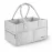 Runsabay Baby Diaper Caddy Organizer Portable Nursery Essentials Storage Basket Bin for Changing Table and Car Shower Basket for Newborn Boy and Girl, Christmas Gift for New Mom