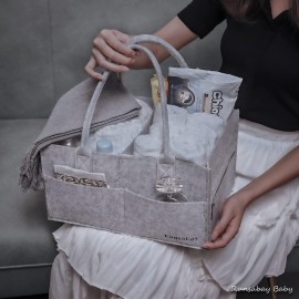 Runsabay Baby Diaper Caddy Organizer Portable Nursery Essentials Storage Basket Bin for Changing Table and Car Shower Basket for Newborn Boy and Girl, Christmas Gift for New Mom Runsabay Baby Diaper Caddy Organizer Portable Nursery Essentials Storage Basket Bin for Changing Table and Car Shower Basket for Newborn Boy and Girl, Christmas Gift for New Mom