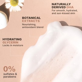 Self Tanner Mousse - USA Made with Natural & Organic Ingredients, Self Tanning Mousse for Fake Tan, Sunless Tanner for Pale Skin, Clear & Non Toxic Tanning Foam for Streak Free Finish, No Orange Color Self Tanner Mousse - USA Made with Natural & Organic Ingredients, Self Tanning Mousse for Fake Tan, Sunless Tanner for Pale Skin, Clear & Non Toxic Tanning Foam for Streak Free Finish, No Orange Color