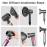 Hair Diffuser Attachment Nozzles for Dyson Supersonic Hair Dryer HD01 HD02 HD03 HD04 HD08 HD15 Tools Accessaries Parts, Black