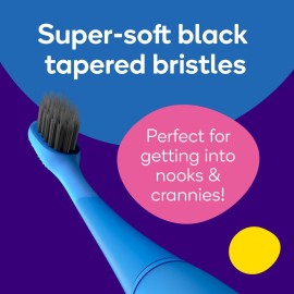 Burst Kids & Toddlers Electric Toothbrush (Blue) | Soft Bristles | Two Minute Timer | Rechargeable Battery | Easy-Grip Silicone Handle | 2 Modes for Healthy Smiles | Ages 3+ Burst Kids & Toddlers Electric Toothbrush (Blue) | Soft Bristles | Two Minute Timer | Rechargeable Battery | Easy-Grip Silicone Handle | 2 Modes for Healthy Smiles | Ages 3+