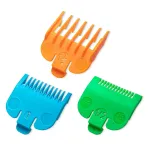 Clipper Guards Set Fits for Most Wahl Clippers and Babyliss FX870, Clipper Guides Replacement - Guard Number: 1/2, 1 and 1 1/2 (Length: 1/16 inch, 1/8 inch and 3/16 inch)