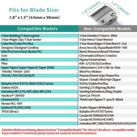 Clipper Guards Set Fits for Most Wahl Clippers and Babyliss FX870, Clipper Guides Replacement - Guard Number: 1/2, 1 and 1 1/2 (Length: 1/16 inch, 1/8 inch and 3/16 inch) Clipper Guards Set Fits for Most Wahl Clippers and Babyliss FX870, Clipper Guides Replacement - Guard Number: 1/2, 1 and 1 1/2 (Length: 1/16 inch, 1/8 inch and 3/16 inch)