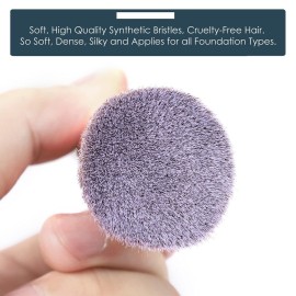 KINGMAS Flat Top Foundation Brush, Premium Kabuki Makeup Brush for Liquid, Blending, Cream, Powder,Blush Buffing Stippling Face Makeup Tools (Black, A (Flat Top)) KINGMAS Flat Top Foundation Brush, Premium Kabuki Makeup Brush for Liquid, Blending, Cream, Powder,Blush Buffing Stippling Face Makeup Tools (Black, A (Flat Top))