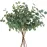 Beferr 6Pcs Artificial Eucalyptus Stems Tall 24 Faux Eucalyptus Branches Fake Greenery Plants Stems for Vase Home Party Wedding Decorations