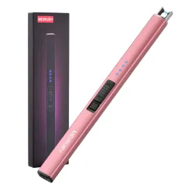MEIRUBY Lighter Electric Candle Lighter, Birthday for Mom from Daughter Son, Gifts for Mom Women Men Wife Sister, Rechargeable USB Arc Lighters for Candle Camping BBQ