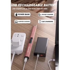 MEIRUBY Lighter Electric Candle Lighter, Birthday for Mom from Daughter Son, Gifts for Mom Women Men Wife Sister, Rechargeable USB Arc Lighters for Candle Camping BBQ MEIRUBY Lighter Electric Candle Lighter, Birthday for Mom from Daughter Son, Gifts for Mom Women Men Wife Sister, Rechargeable USB Arc Lighters for Candle Camping BBQ