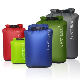 Frelaxy Dry Bag 3-Pack/5-Pack, Ultralight Dry Sack, Outdoor Bags Keep Gear Dry for Hiking, Backpacking, Kayaking, Camping, Swimming, Boating Frelaxy Dry Bag 3-Pack/5-Pack, Ultralight Dry Sack, Outdoor Bags Keep Gear Dry for Hiking, Backpacking, Kayaking, Camping, Swimming, Boating