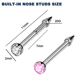 RASDDER 4-Pack Disposable Self Piercing Kit with Built-in Nose Studs, Very Safe Piercing Gun, Simple and Convenient Operation, Ideal for Family Use (White + Pink) RASDDER 4-Pack Disposable Self Piercing Kit with Built-in Nose Studs, Very Safe Piercing Gun, Simple and Convenient Operation, Ideal for Family Use (White + Pink)