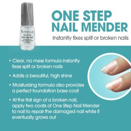 Barielle One Step Nail Mender .47 oz. - Repairs Split, Chipped and Damaged Nails Clear Barielle One Step Nail Mender .47 oz. - Repairs Split, Chipped and Damaged Nails Clear