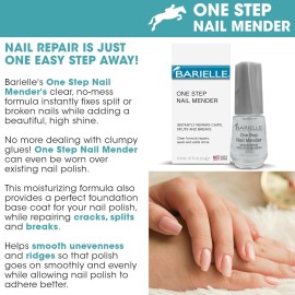 Barielle One Step Nail Mender .47 oz. - Repairs Split, Chipped and Damaged Nails Clear Barielle One Step Nail Mender .47 oz. - Repairs Split, Chipped and Damaged Nails Clear