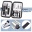 Manicure Set Professional Grooming Kits, Nail Clippers Pedicure Kit 8pcs Nail Kit Pedicure Set Tools with Aceoce Travel Case for Women Men Home or Salon Gift
