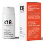 K18 Full-Size Leave-In Molecular Hair Mask, Repairs Dry or Damaged Hair, Reverse Hair Damage from Bleach, Color, Chemical Services & Heat