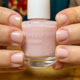 Dazzle Dry Mini Kit 4 Step System - Prima Ballerina, a sheer and milky delicate pink that makes a beautiful French base. (5 Piece Kit / 5 Manicures)