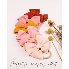 40pcs Baby Girls Hair Bows Headband Nylon Hair Band Elastic Hair Accessories for Kids Infants Toddlers 40pcs Baby Girls Hair Bows Headband Nylon Hair Band Elastic Hair Accessories for Kids Infants Toddlers