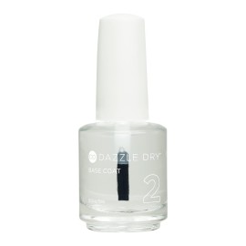 Dazzle Dry Base Coat - Step 2 - A Fast-Drying clear coat - Long-Lasting Nail Polish Base Coat for Non-Toxic Manicures (0.5 fl oz)