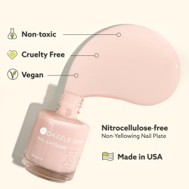 Dazzle Dry Base Coat - Step 2 - A Fast-Drying clear coat - Long-Lasting Nail Polish Base Coat for Non-Toxic Manicures (0.5 fl oz) Dazzle Dry Base Coat - Step 2 - A Fast-Drying clear coat - Long-Lasting Nail Polish Base Coat for Non-Toxic Manicures (0.5 fl oz)