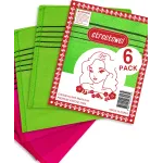 etreetowel Anti-Shrink Korean Asian Exfoliating Bath Washcloths Mitt Scrub for Body washcloth Glove Premium Viscose Rayon Onsen Towel Korea Made (6PACK)