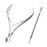 Professional Cuticle Trimmer with Cuticle Pusher Nail Cuticle Remover Nipper Silver Stainless Steel Sharp Blades Manicure Tools with Double Spring Nail Care Pedicure Nail Tools Home Spa