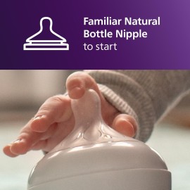 Philips Avent Natural Trainer Cup with Extra Fast Flow Natural Response Nipple (Flow 5) and Soft Spout, 5oz, SCF263/01
