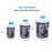 $100 Dollar Bill Piggy Bank 5 7/8 Tall Coin Saving Money Currency Benjamin Franklin Tin Can Banknote Jar (1 Pack, 5 7/8 X 4)