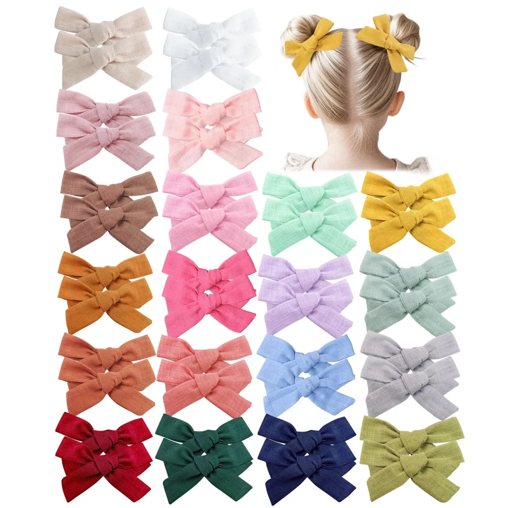 Prohouse 40 PCS Baby Girl Hair Clips, Alligator Hair Bows for Toddlers & Kids, Baby Hair Accessories Prohouse 40 PCS Baby Girl Hair Clips, Alligator Hair Bows for Toddlers & Kids, Baby Hair Accessories