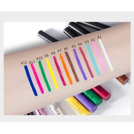 BestLand 12 Colors Matte Liquid Eyeliner Set Rainbow Colorful Neon Eyeliner Pencil Pigmented Waterproof Smudgeproof Long Lasting Gel Eye Liner Christmas Makeup Gift Kit for Women (Set A) BestLand 12 Colors Matte Liquid Eyeliner Set Rainbow Colorful Neon Eyeliner Pencil Pigmented Waterproof Smudgeproof Long Lasting Gel Eye Liner Christmas Makeup Gift Kit for Women (Set A)