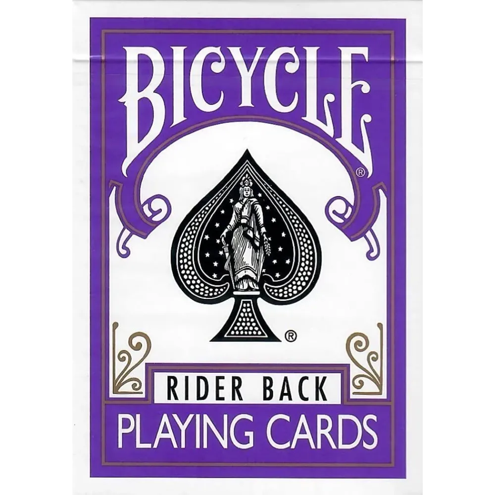 Bicycle Purple Rider Back Playing Card Deck Poker Size Bicycle Purple Rider Back Playing Card Deck Poker Size