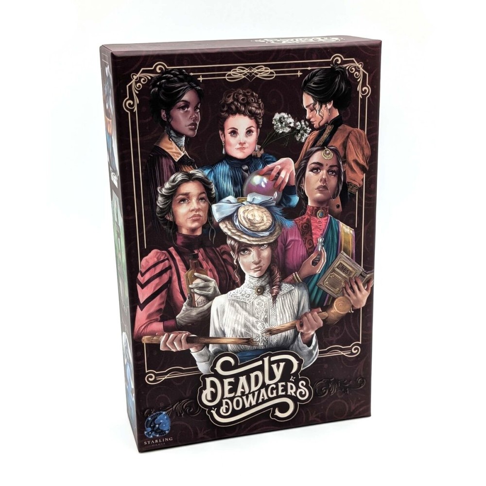 Deadly Dowagers Card Game | Strategic Marriage & Murder Victorian Game for Adults & Teens | 2-6 Players, Age 14+ | Dark Comedy Card-Drafting Game Deadly Dowagers Card Game | Strategic Marriage & Murder Victorian Game for Adults & Teens | 2-6 Players, Age 14+ | Dark Comedy Card-Drafting Game