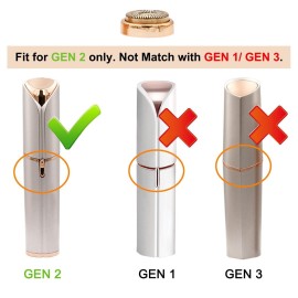 tuokiy Replacement Heads for Flawless Finishing Touch Facial Hair Removal Tool for Women. Just fit Gen 2 Hair Removal Device tuokiy Replacement Heads for Flawless Finishing Touch Facial Hair Removal Tool for Women. Just fit Gen 2 Hair Removal Device