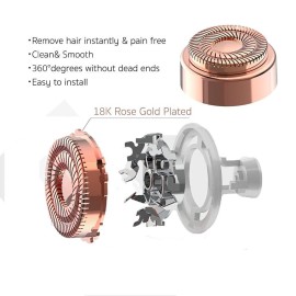 tuokiy Replacement Heads for Flawless Finishing Touch Facial Hair Removal Tool for Women. Just fit Gen 2 Hair Removal Device tuokiy Replacement Heads for Flawless Finishing Touch Facial Hair Removal Tool for Women. Just fit Gen 2 Hair Removal Device