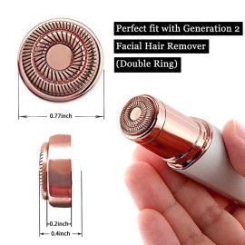 tuokiy Replacement Heads for Flawless Finishing Touch Facial Hair Removal Tool for Women. Just fit Gen 2 Hair Removal Device tuokiy Replacement Heads for Flawless Finishing Touch Facial Hair Removal Tool for Women. Just fit Gen 2 Hair Removal Device