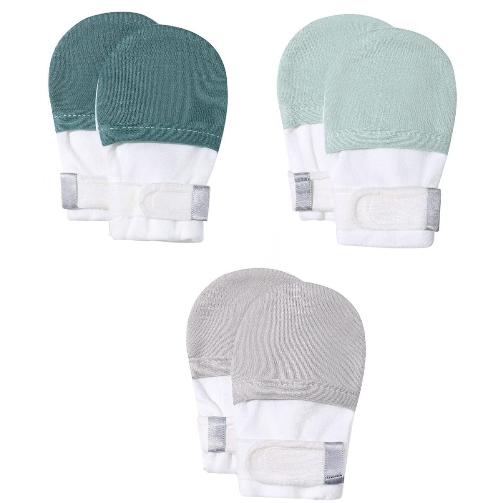 HAPIU Baby Mitten,3 Pack, Emerald&Sage&Storm, 0-3 Months HAPIU Baby Mitten,3 Pack, Emerald&Sage&Storm, 0-3 Months