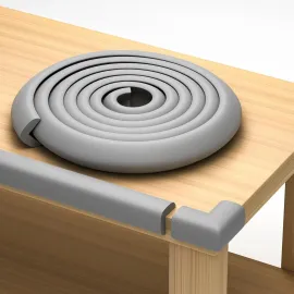 Sharp Edge & 16.2ft Furniture Safety Guards | Protective Foam Cushion | 15ft Bumper 4 Adhesive Childsafe Corners | Baby Child Proofing Foam Set and Safe for Table, Fireplace, Countertop | Gray Sharp Edge & 16.2ft Furniture Safety Guards | Protective Foam Cushion | 15ft Bumper 4 Adhesive Childsafe Corners | Baby Child Proofing Foam Set and Safe for Table, Fireplace, Countertop | Gray