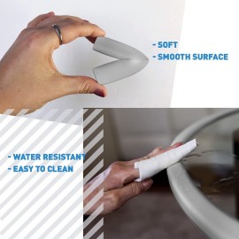 Baby Proof Corners 20.4ft and Edges with Furniture Corner & Edge Safety Bumpers, Impact-Absorbent 18ft Bumper & 8 Foam Corner Protectors, Thick, Odorless Table Edge Protectors for Baby | Grey Baby Proof Corners 20.4ft and Edges with Furniture Corner & Edge Safety Bumpers, Impact-Absorbent 18ft Bumper & 8 Foam Corner Protectors, Thick, Odorless Table Edge Protectors for Baby | Grey