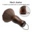 CGBARBER Barber Neck Duster Brush Wood Handle with Hook for Hair Cutting (Neck brush+Black brush)For All Hair Type.