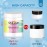 SAVILAND Clear Dip Powder - 2.1 oz Dipping Powder Clear Nails Dip Powder Set for French Nail Art Starter Manicure, Strengthen Nail, Easy for Nail Beginners to Use No Nail Lamp Needed