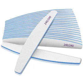 12 PCS Professional Nail File, 240/240 Grit Nail F..