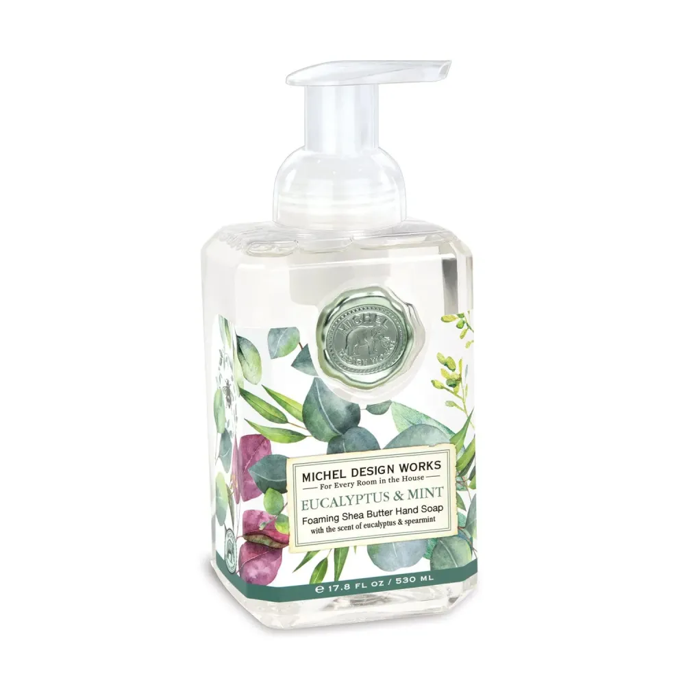 Michel Design Works Foaming Hand Soap, Eucalyptus & Mint Michel Design Works Foaming Hand Soap, Eucalyptus & Mint
