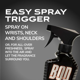 BOD man Fragrance Body Spray, Black, 8 fl oz (Pack of 2) BOD man Fragrance Body Spray, Black, 8 fl oz (Pack of 2)