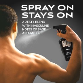 BOD man Fragrance Body Spray, Black, 8 fl oz (Pack of 2) BOD man Fragrance Body Spray, Black, 8 fl oz (Pack of 2)