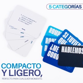 Why Don\'t We Conversar y Conocerse in Spanish 240 Cards with Questions, Games, Conversations & More. Fun Game for Adults and Gift for Couples.