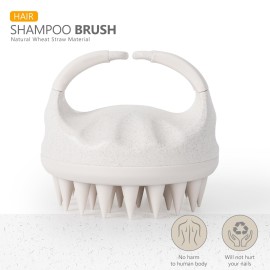 Sndyi Soft Silicone Scalp Massager for Dandruff Removal and Hair Growth - Wet Dry Scalp Exfoliator Brush for Scalp Care - Beige Sndyi Soft Silicone Scalp Massager for Dandruff Removal and Hair Growth - Wet Dry Scalp Exfoliator Brush for Scalp Care - Beige