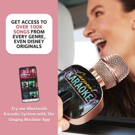 Carpool Karaoke Machine for Kids & Adults, Carpool Karaoke The Mic 2.0 - Wireless & Bluetooth Karaoke Microphone with Voice Changing Sound Effects as White Elephant Gift - Rose Gold Carpool Karaoke Machine for Kids & Adults, Carpool Karaoke The Mic 2.0 - Wireless & Bluetooth Karaoke Microphone with Voice Changing Sound Effects as White Elephant Gift - Rose Gold