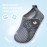 Toddler Water Shoes Toddler Swim Shoes Quick Dry Slip On Sneakers for Beach Pool Mesh Grey 12-18 Months Infant