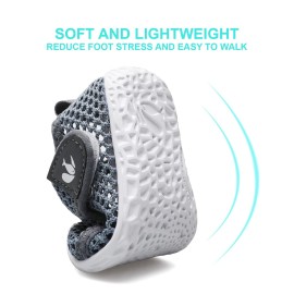 Toddler Water Shoes Toddler Swim Shoes Quick Dry Slip On Sneakers for Beach Pool Mesh Grey 12-18 Months Infant Toddler Water Shoes Toddler Swim Shoes Quick Dry Slip On Sneakers for Beach Pool Mesh Grey 12-18 Months Infant